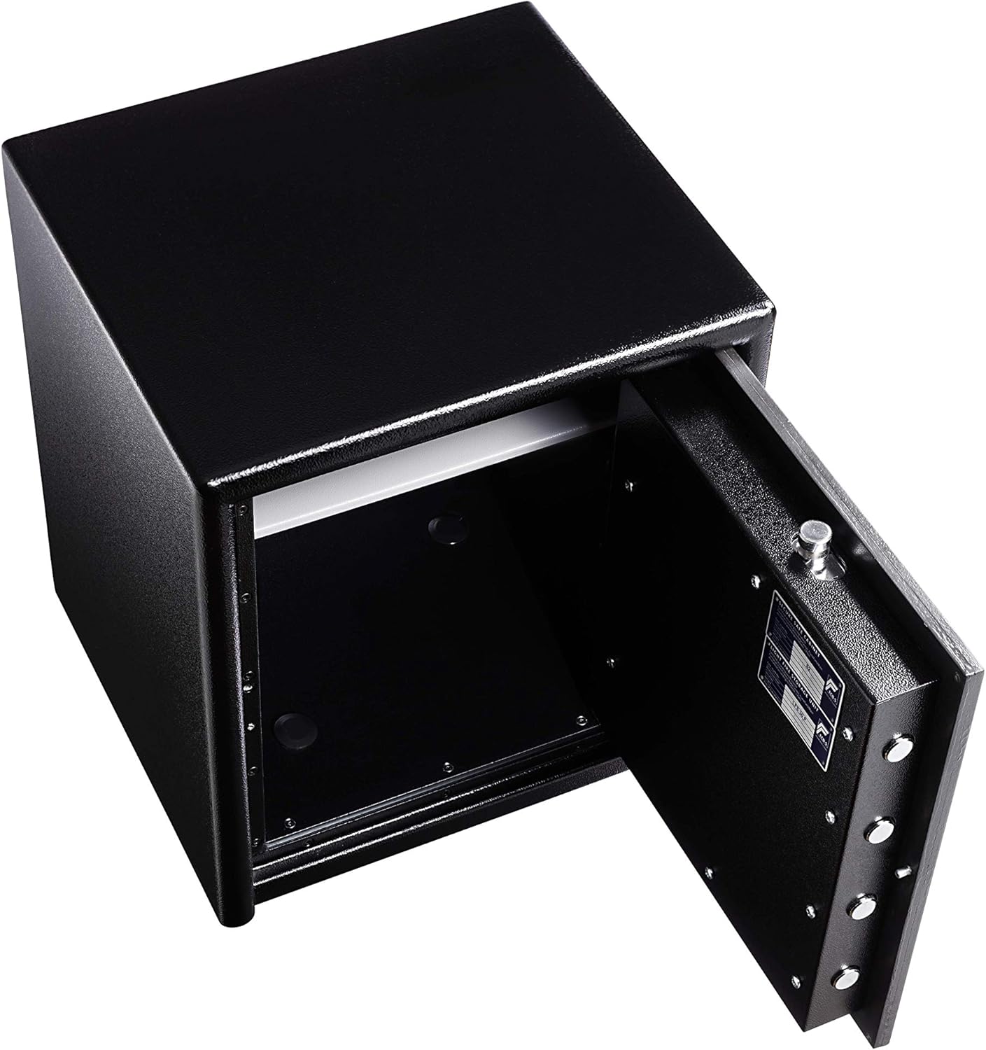 Burg-Wächter Möbeltresor mit elektronischem Zahlenschloss, Combi-Line, Sicherheitsstufe S2, Feuerschutz LFS 30 P, VdS-geprüft, 15 l, 44 kg, CL 440 E, Schwarz