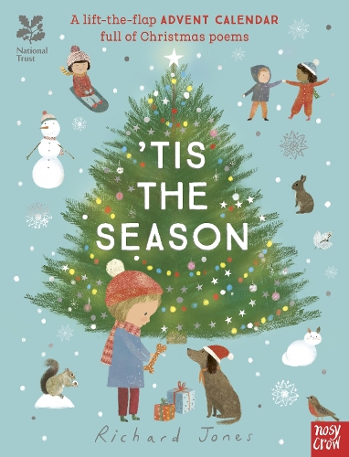 National Trust: 'Tis the Season: A Lift-the-Flap Advent Calendar Full of Christmas Poems (Board book)