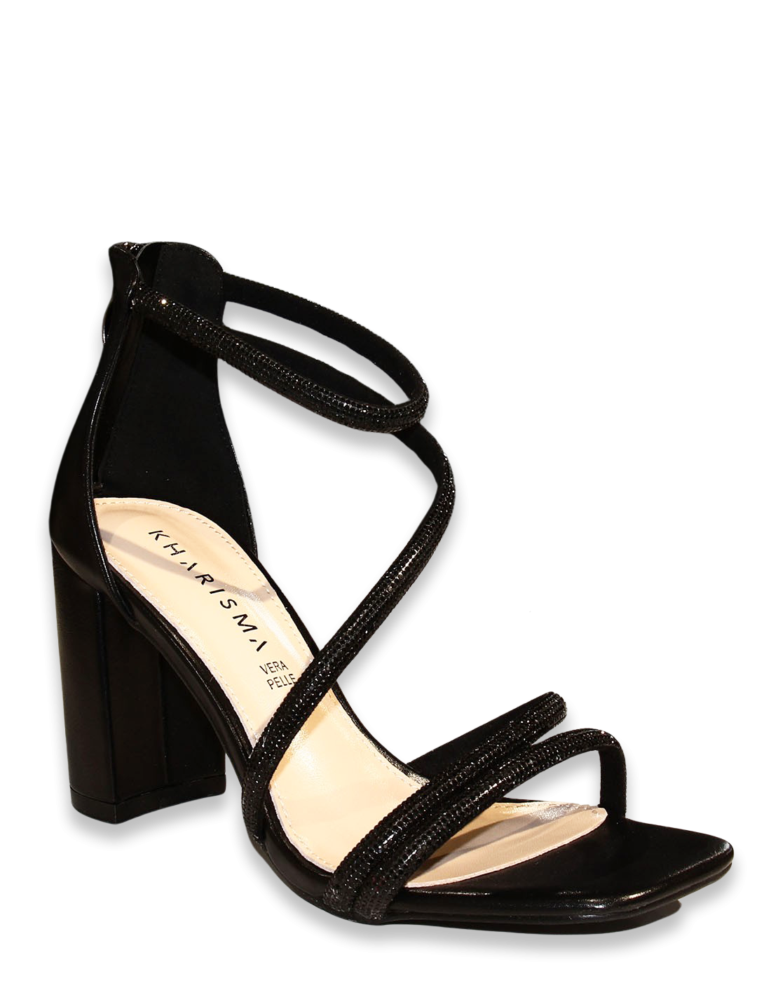 kharisma Sandales à Talons Sofia Nero 7517