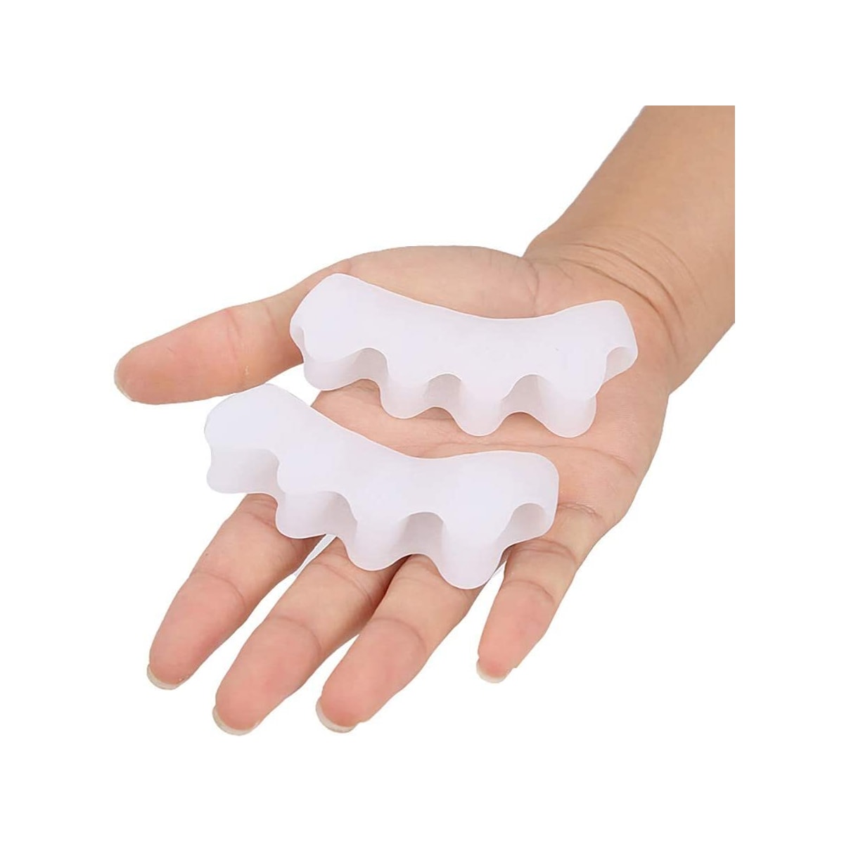 Tåskiller for Hallux valgus 1 par Hvit