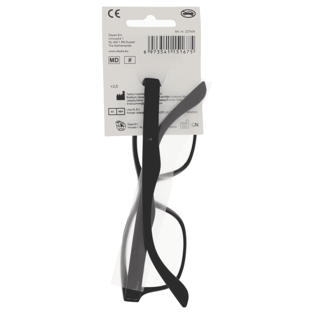 LTBD FLEX leesbril zwart soft touch +2,5