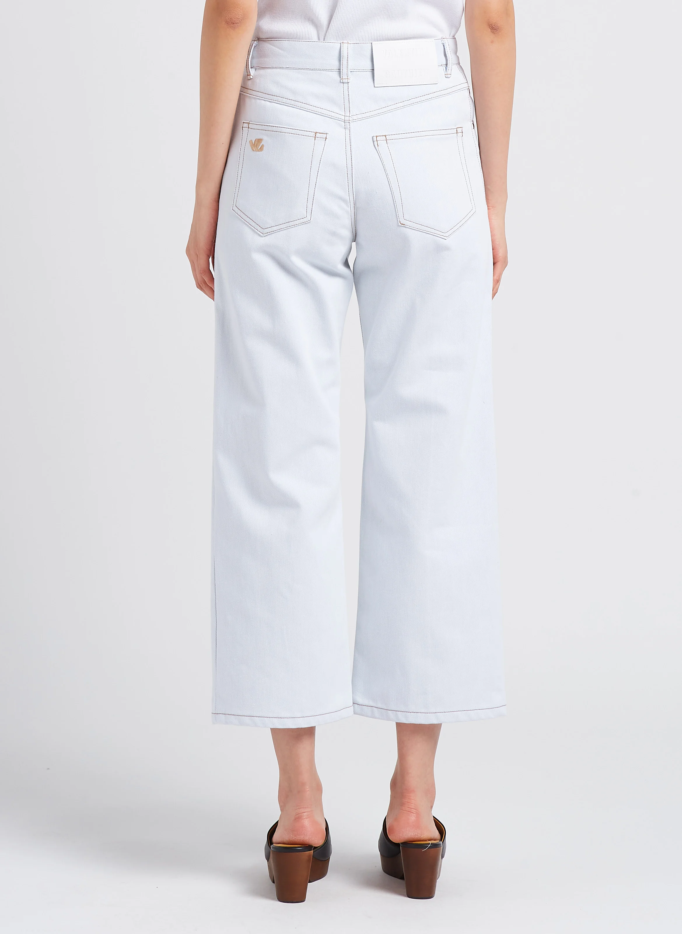 HUARTE - Jean flare taille haute | Vert