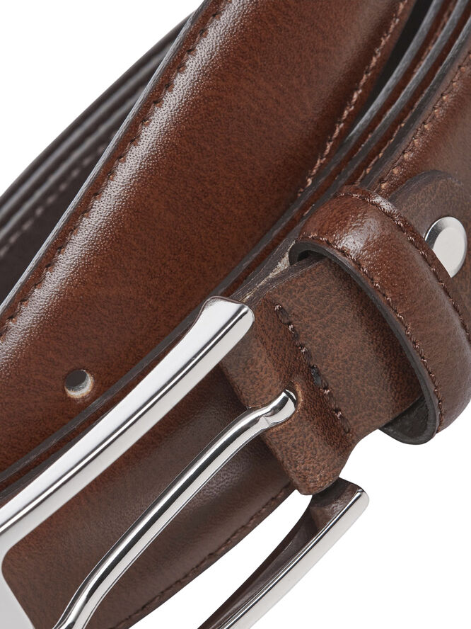 Jack & Jones JACCHRISTOPHER BELT NOOS Cognac/normal buckle