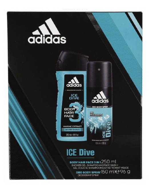 Adidas Ice Dive Geschenkset 150ml + 250ml