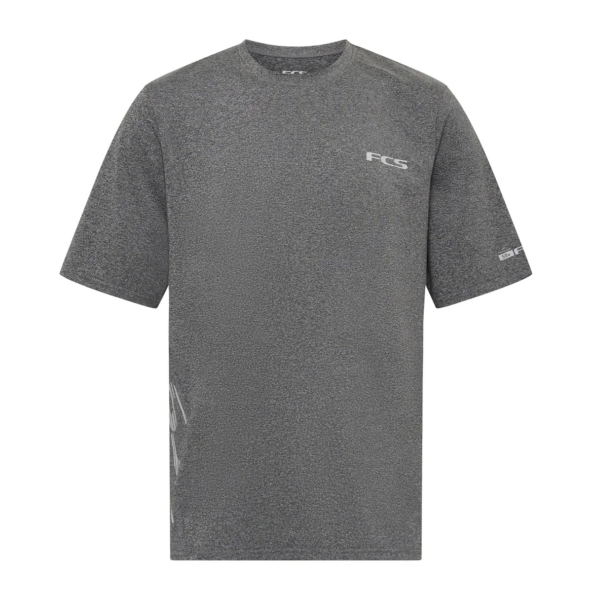 FCS Men's SS UV Surf Tee  / Lycra Solaire Grey