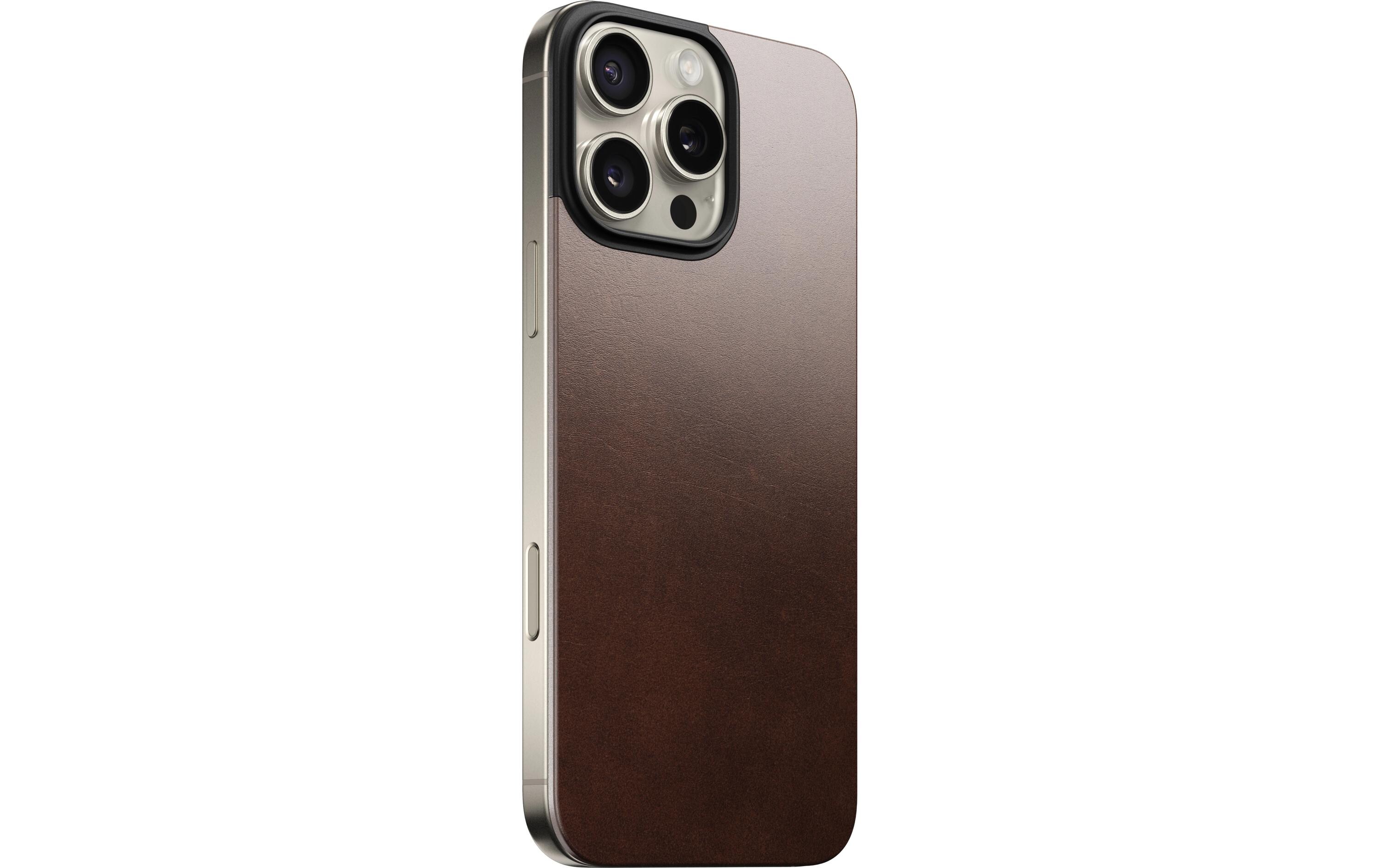 Back Cover Magnetic Leather iPhone 16 Pro Max RostbraunModerne Schutzhülle aus Leder für das Apple iPhone 16 Pro Max