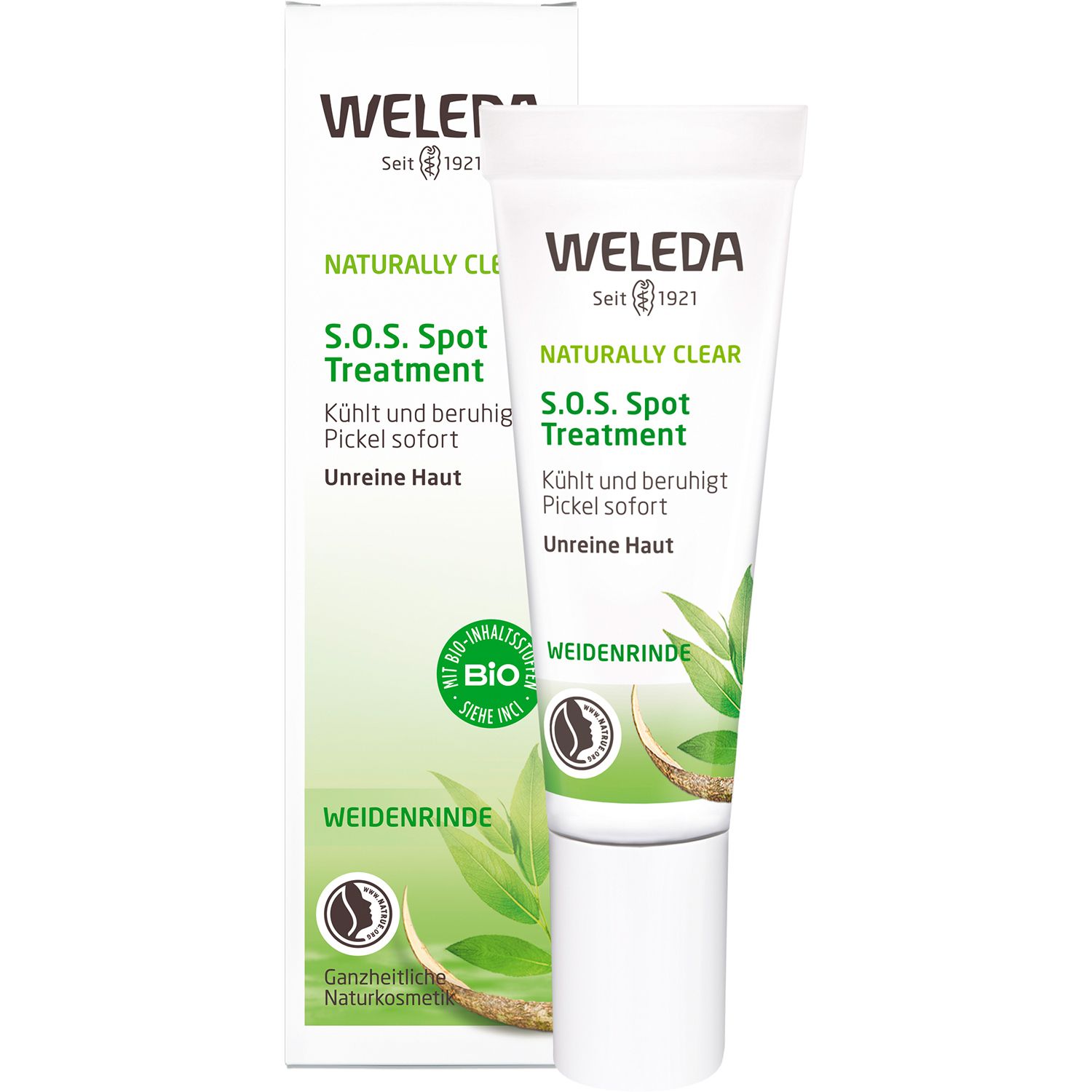 Weleda Naturally Clear S.O.S. Spot Treatment - reduziert Unreinheiten effektiv, bekämpft Pickel