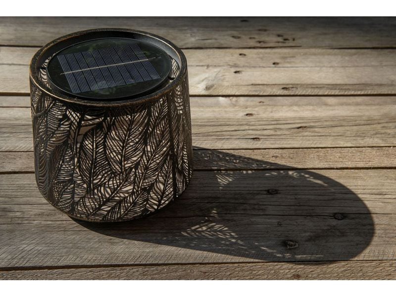 STT Laterne Solar Antic Mini Sombra Schwarz Dekorative Solarleuchte