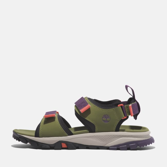 Sandalo a Doppia Fascia Lincoln Peak da Donna in                verde