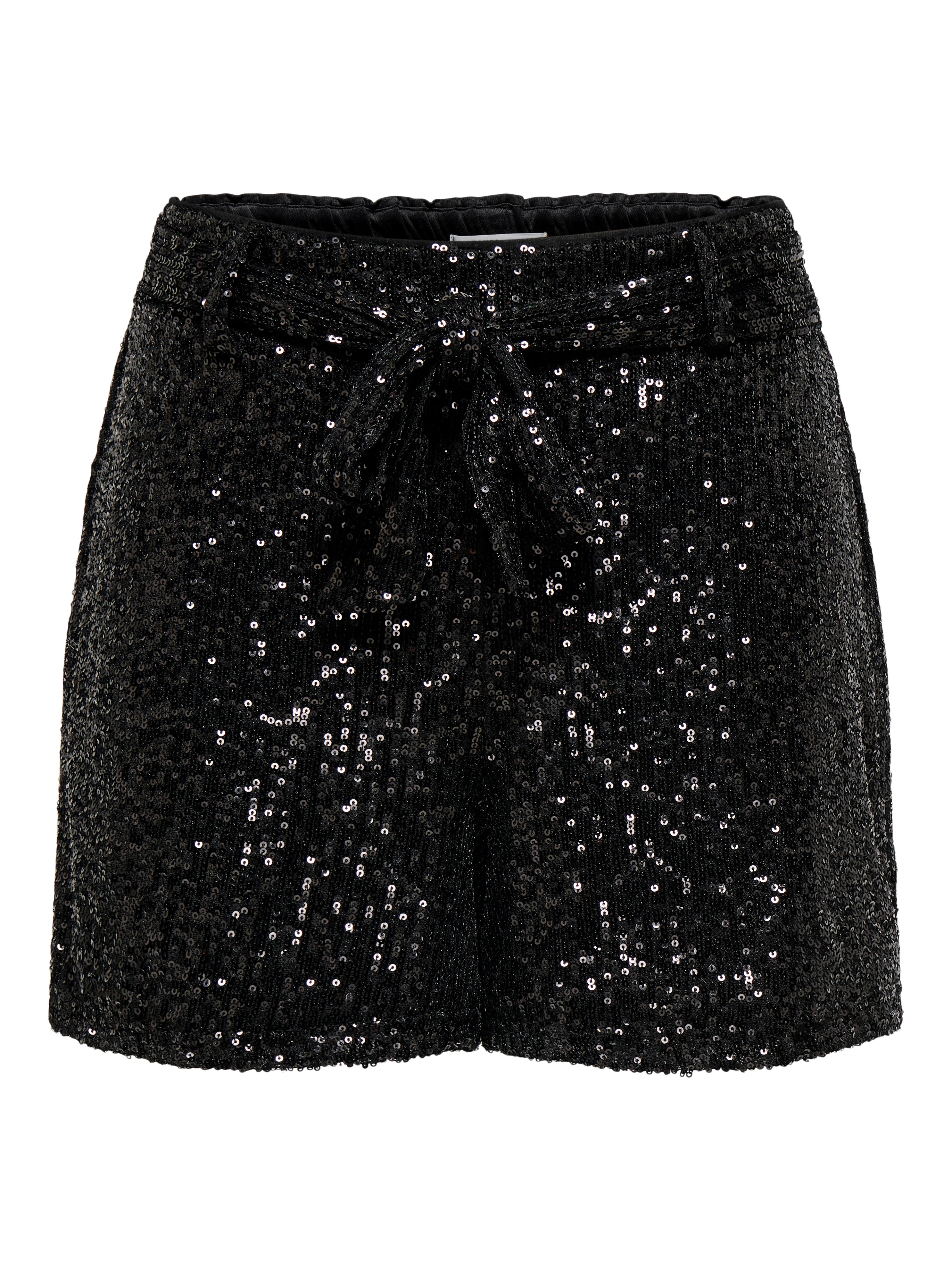 ONLFRANSA Hohe Taille Normal geschnitten Shorts Black