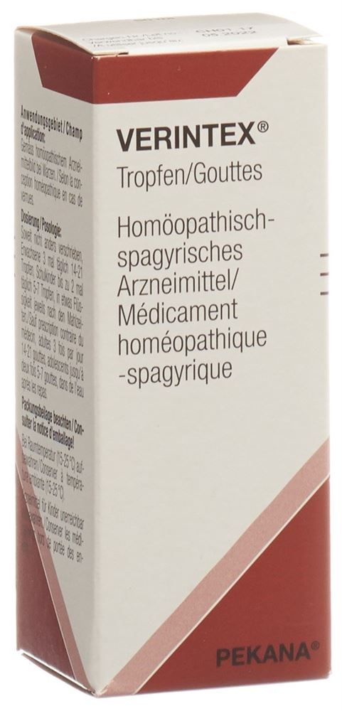VERINTEX Tropfen zum Einnehmen Fl 50 ml<br>50 ml, Flasche, Tropfen zum Einnehmen, Flüssigkeit, zum Einnehmen