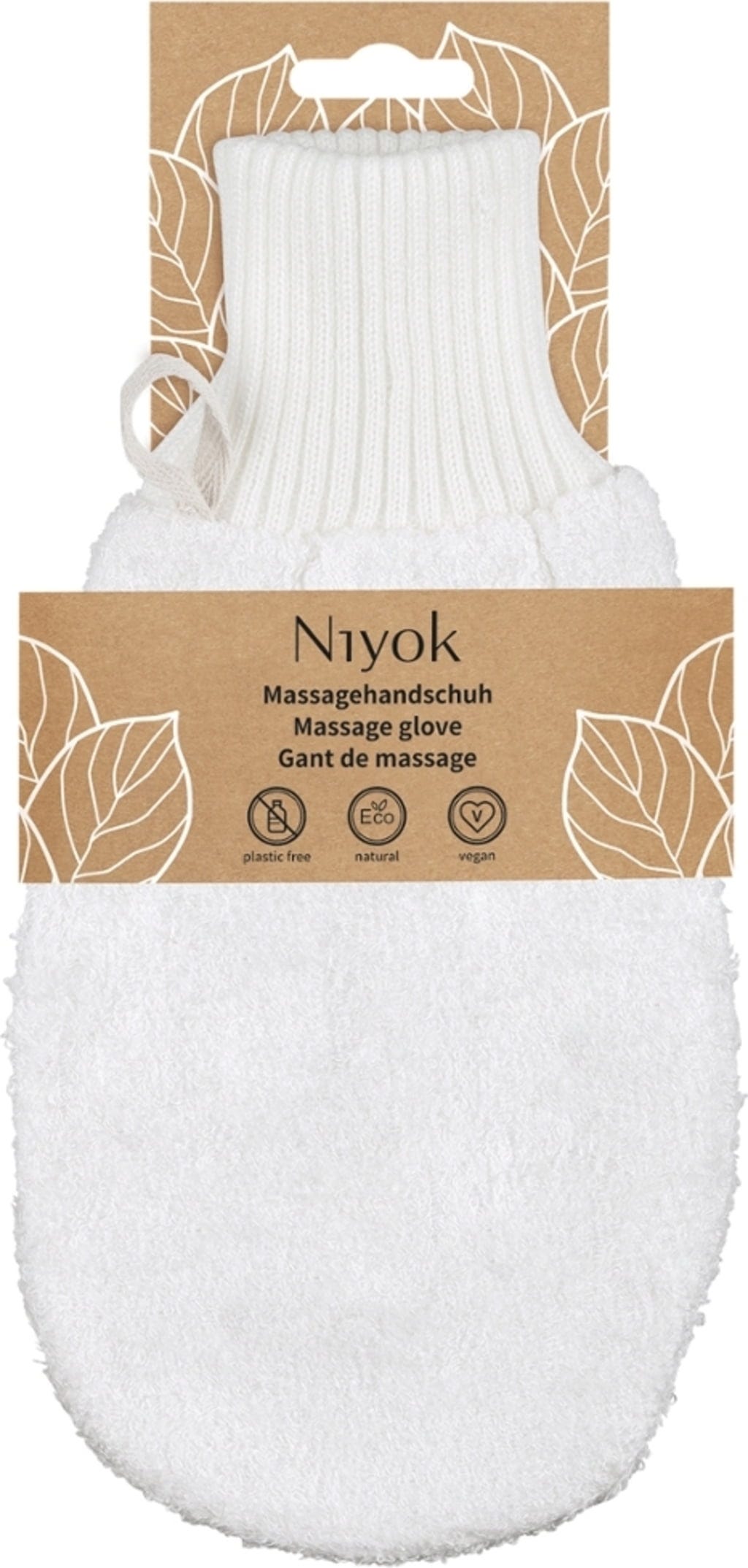 Niyok  Massagehandschuh, Bambusfaser