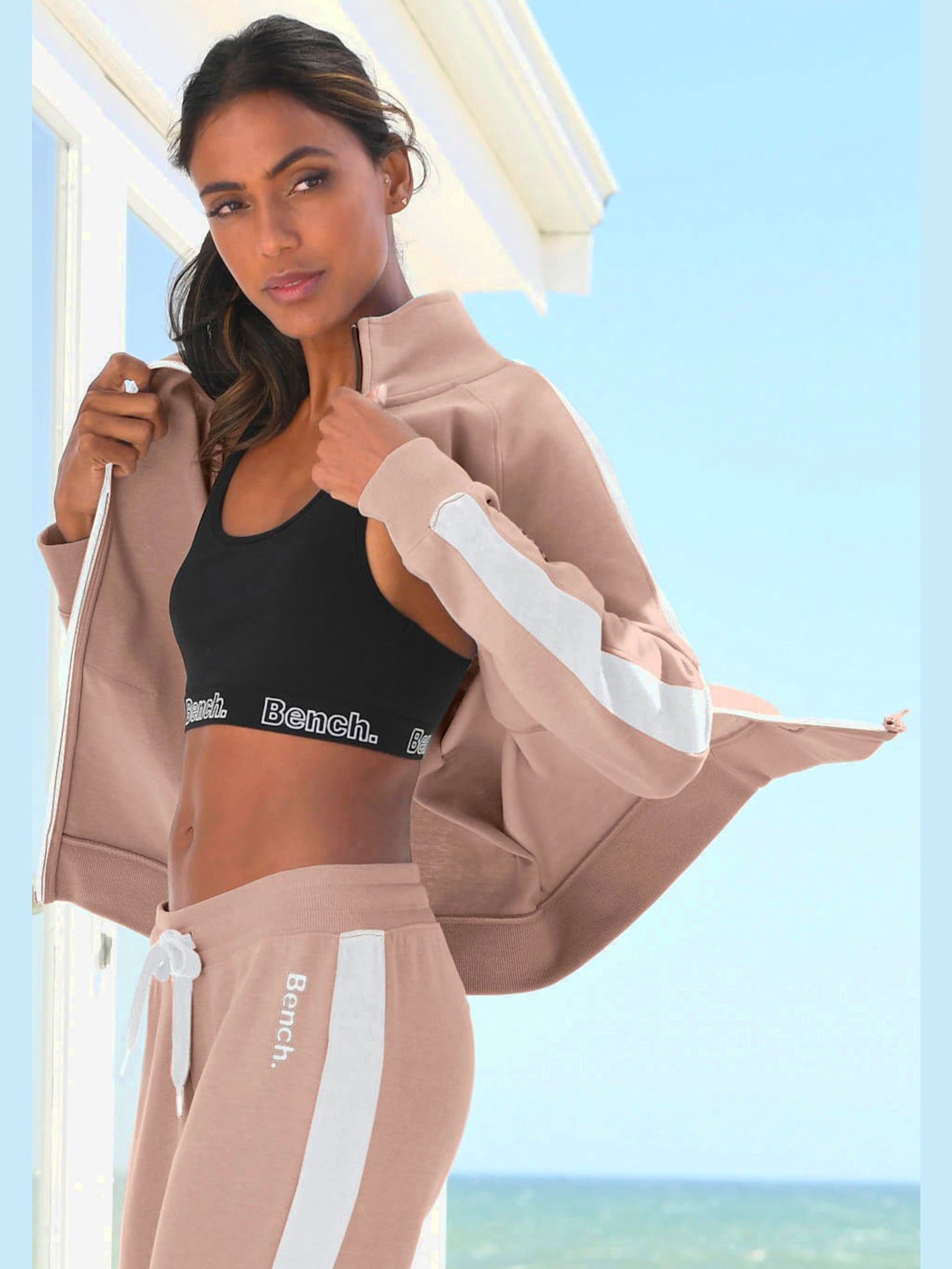 Veste sweat veste d'intérieur sportive à glissière