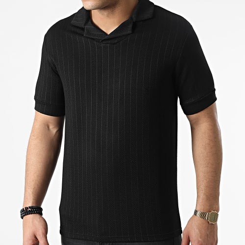 Polo Manches Courtes UY794 Noir