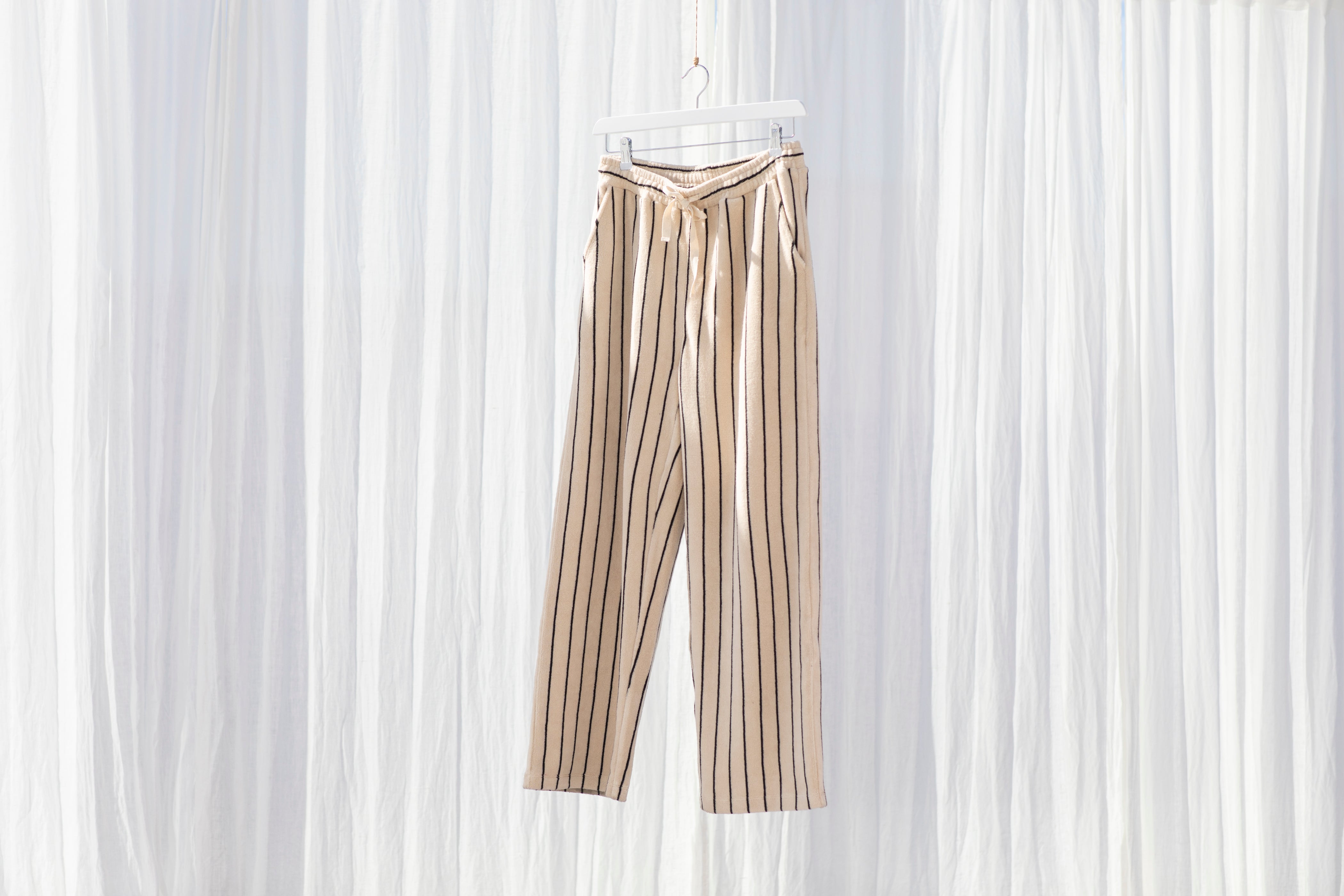 Bongusta  Naram Knitted bukser - Creme & Ink