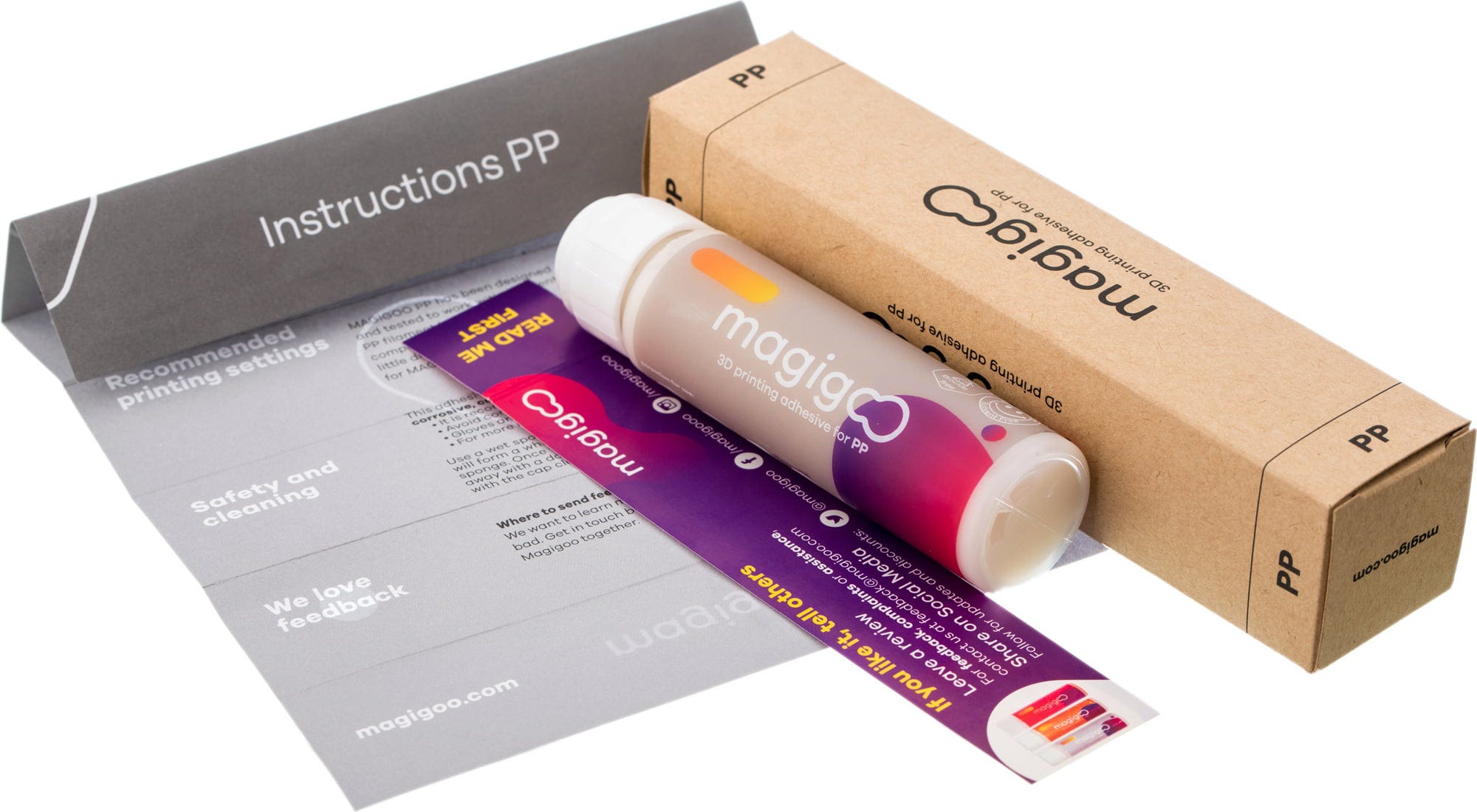 Magigoo  3D Klebestift für PP, 50 ml    Haftmittel für den Einsatz mit Polypropylen Filamenten