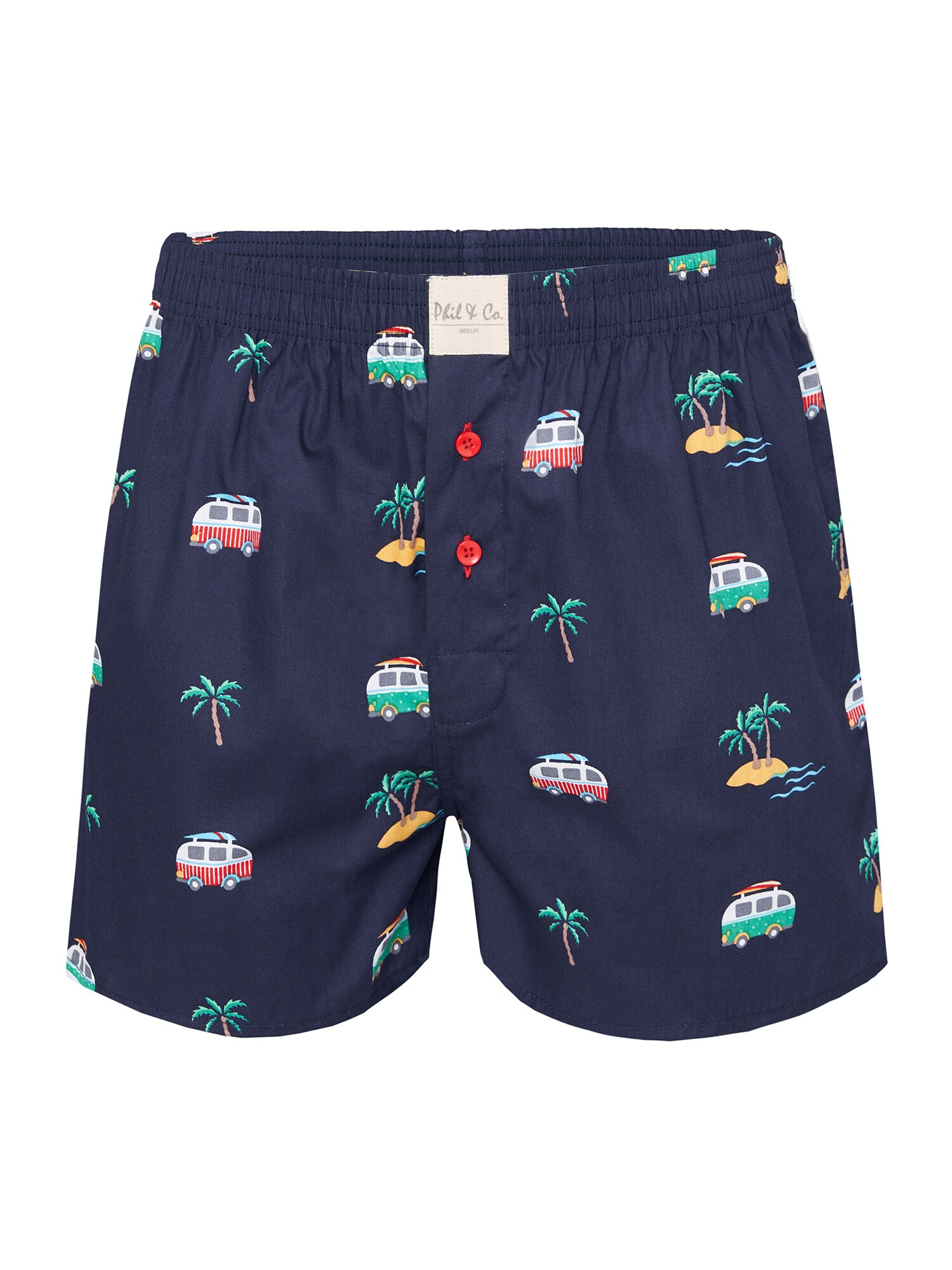 Phil & Co. Berlin Herren Boxer Prints 6er Pack