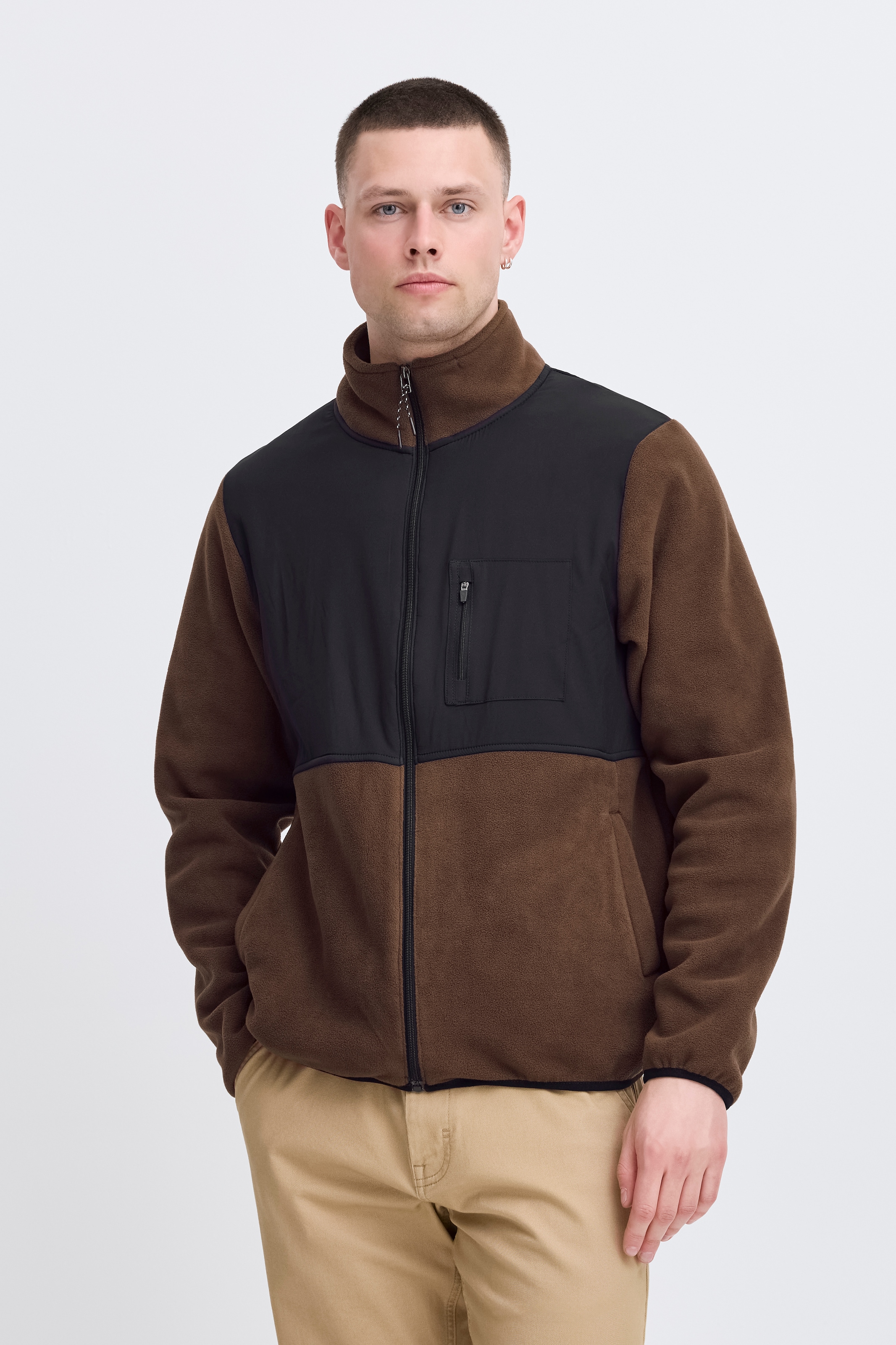 Blend Fleecepullover »BHMARIO  Sweatshirt zipp thru«