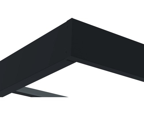 PALRAM-Canopia rechthoekige luifel Sophia helder 2150x950x170 mm aluminium gepoedercoat grijs RAL 7016