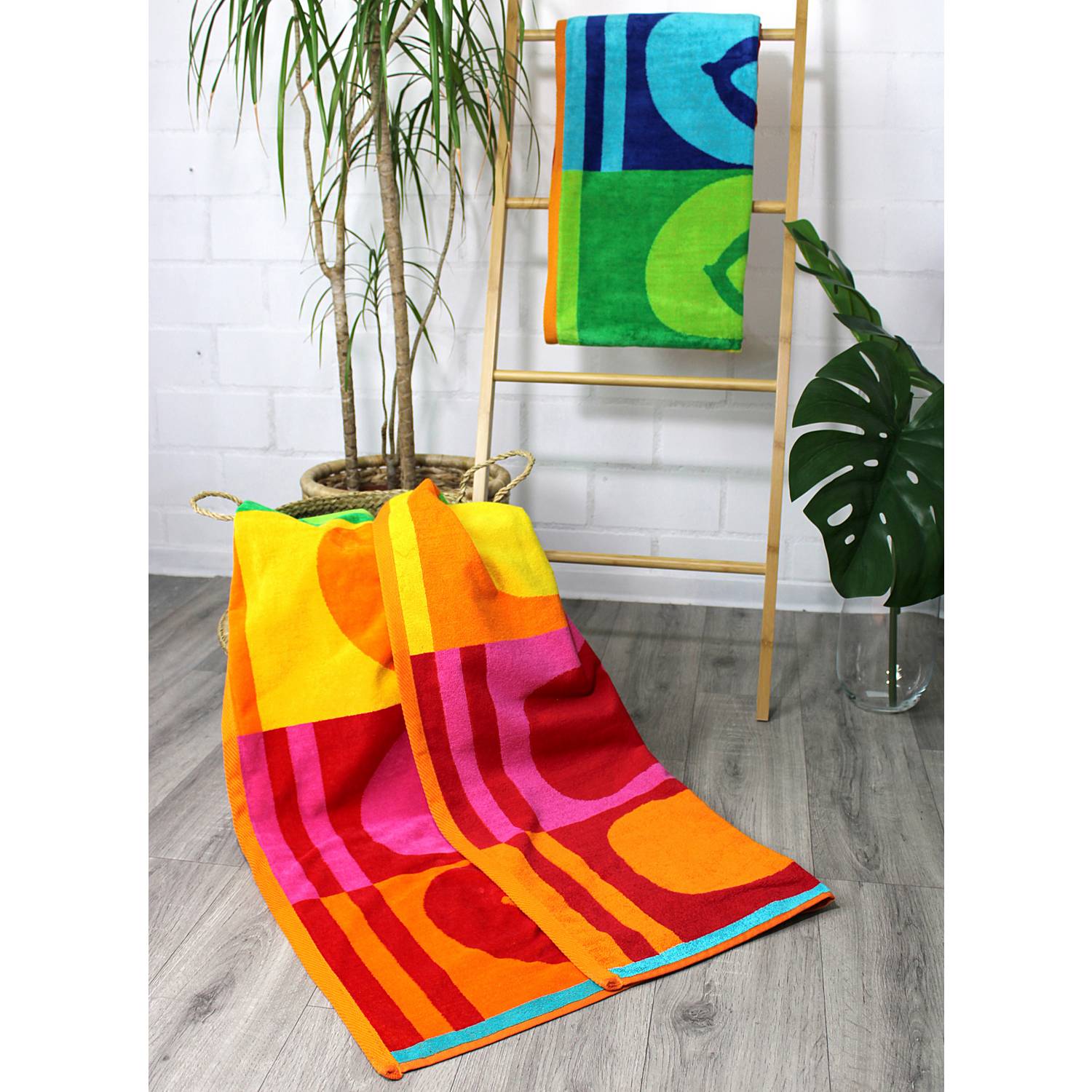 Velours Strandtuch