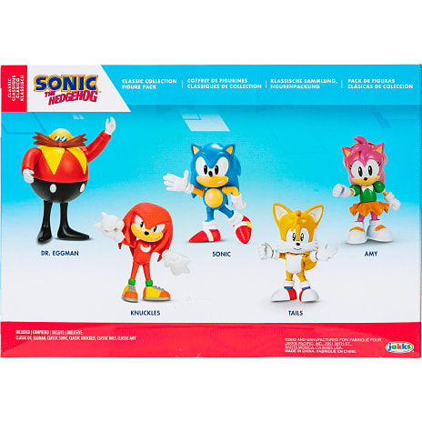 Sonic figursæt med 5 stk. 6 cm