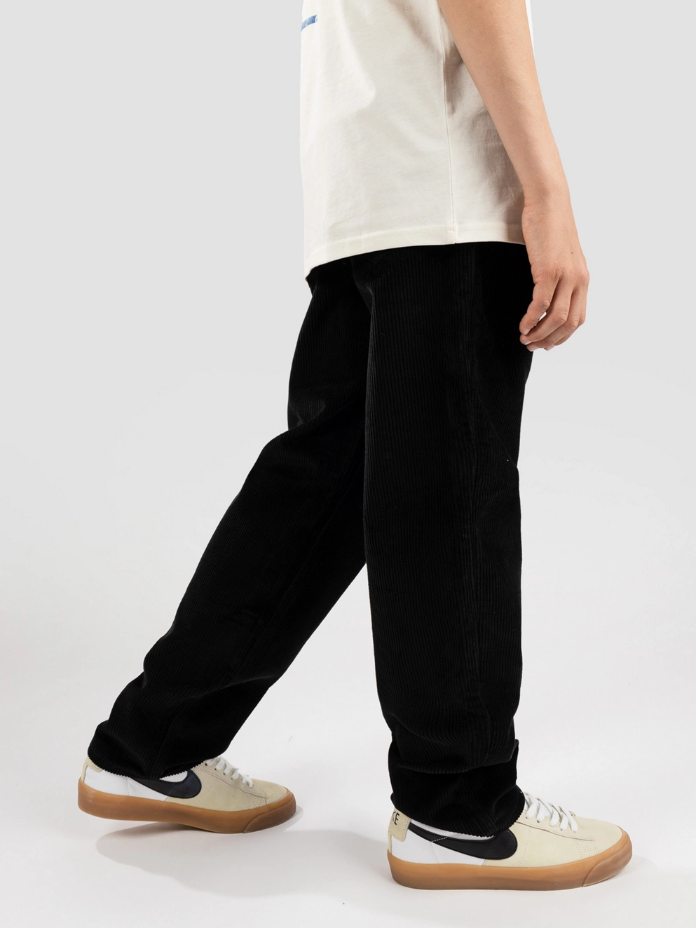 Empyre Loose Fit Sk8 Cord Kids Pants black
