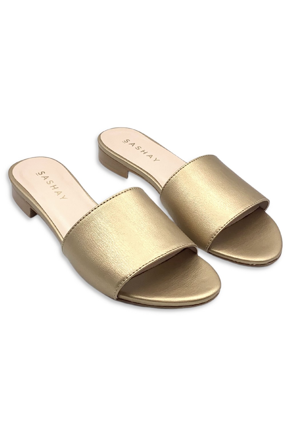 Sashay Sandale Mule Gold Plain
