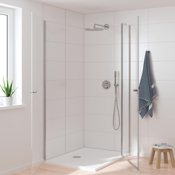 Grohe Precision Thermostat Perfect inbouw douchesysteem met Vitalio Rain Mono 310 hoofddouche rond Chroom
