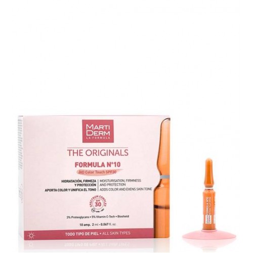 Martiderm The Originals Formula Nº10 HD Color Touch SPF30 10x2ml