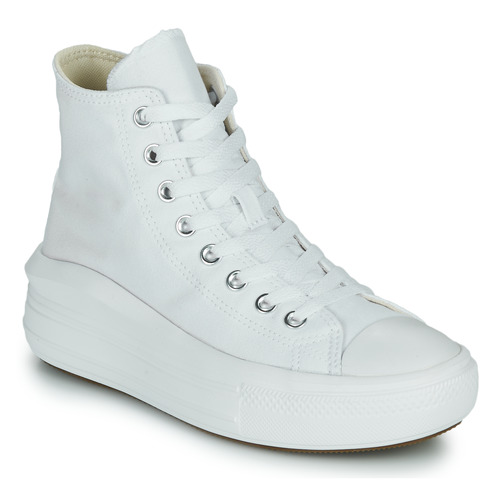 Converse - CHUCK TAYLOR ALL STAR MOVE CANVAS HI - Blanc
