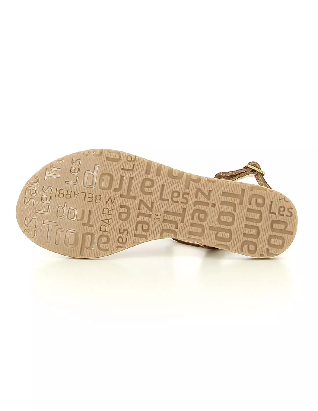 LES TROPEZIENNES DRES HABUCTAN - Sandales & nu-pieds Tan