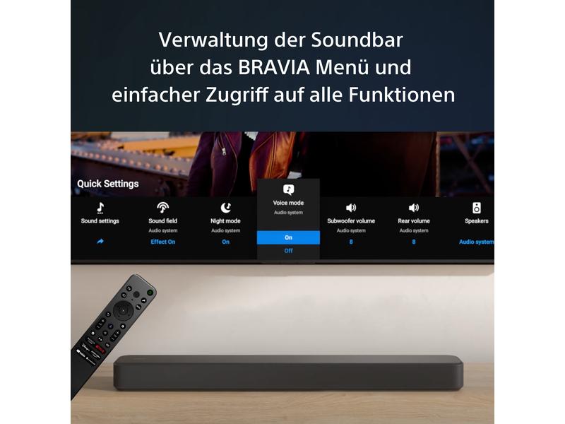 Sony Soundbar HT-S2000 Geniessen Sie Surround Sound bei allen Inhalten