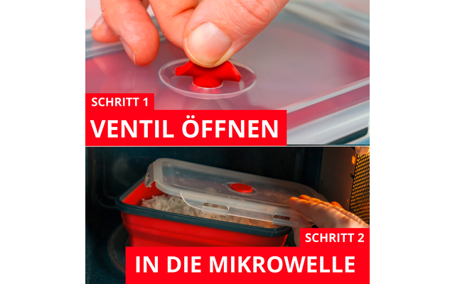 Westmark faltbare Frischhaltedose eckig