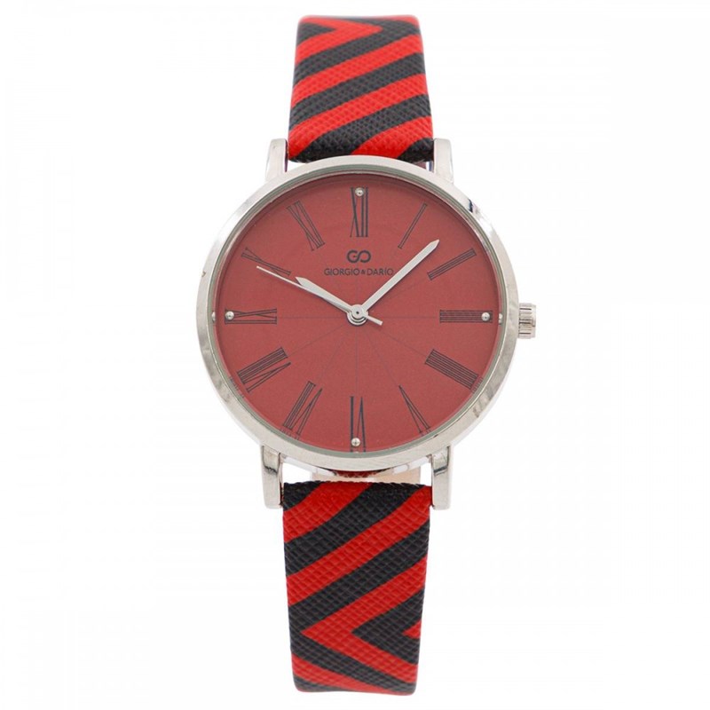 Montre Femme GIORGIO bracelet Cuir Noir