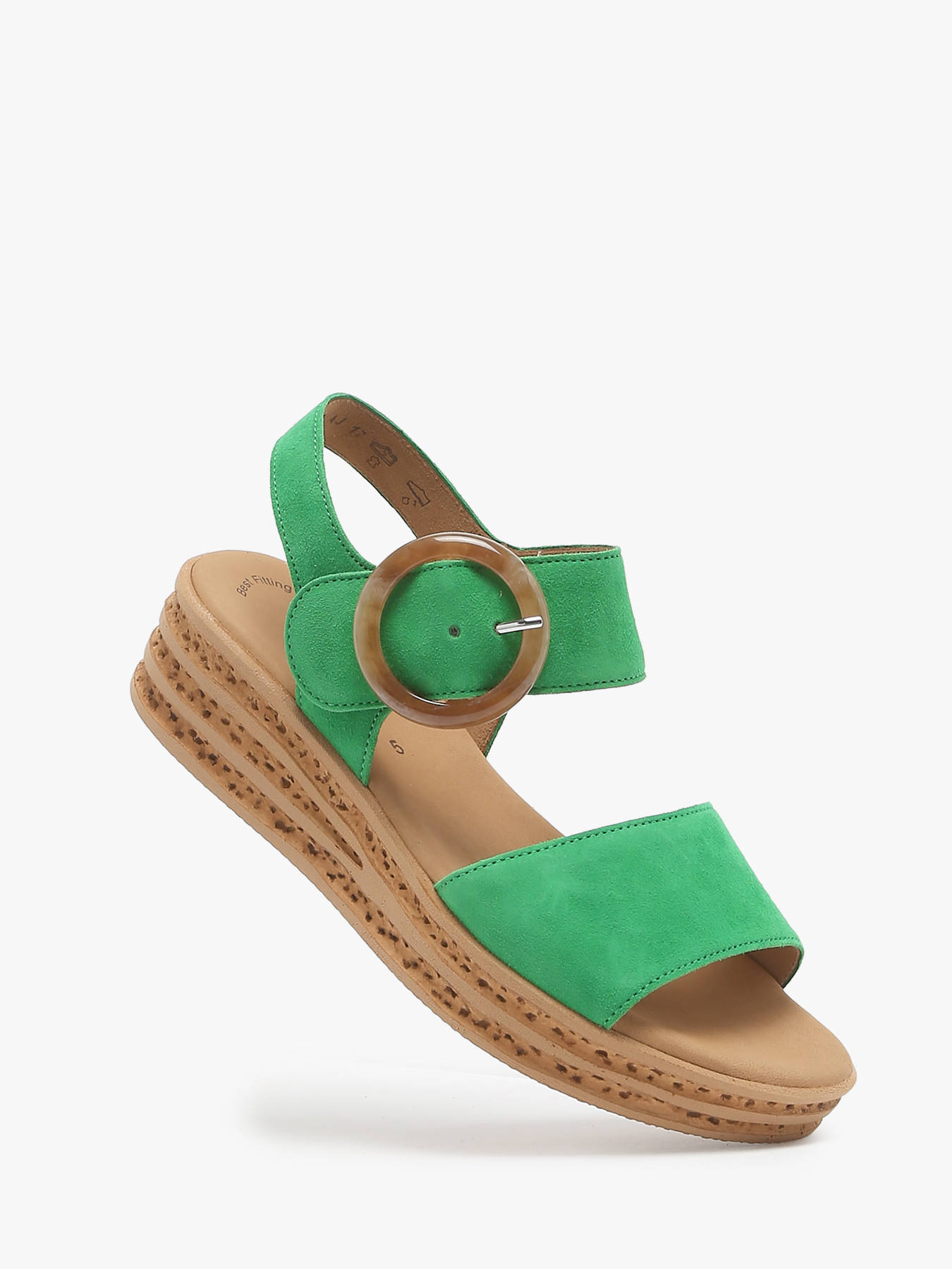 Sandales semelle compense en cuir GABOR