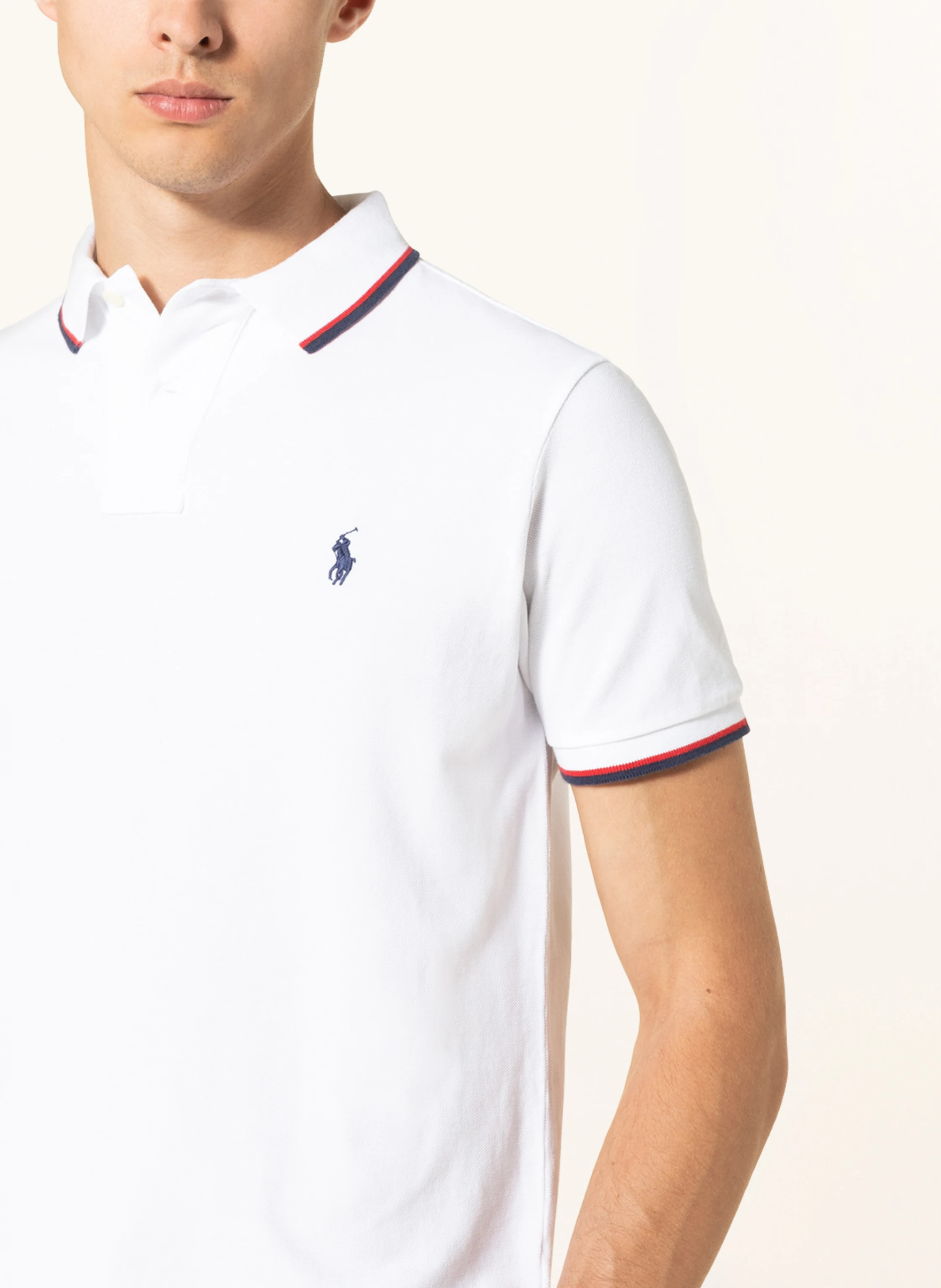 POLO RALPH LAUREN Piqué-Poloshirt Custom Slim Fit