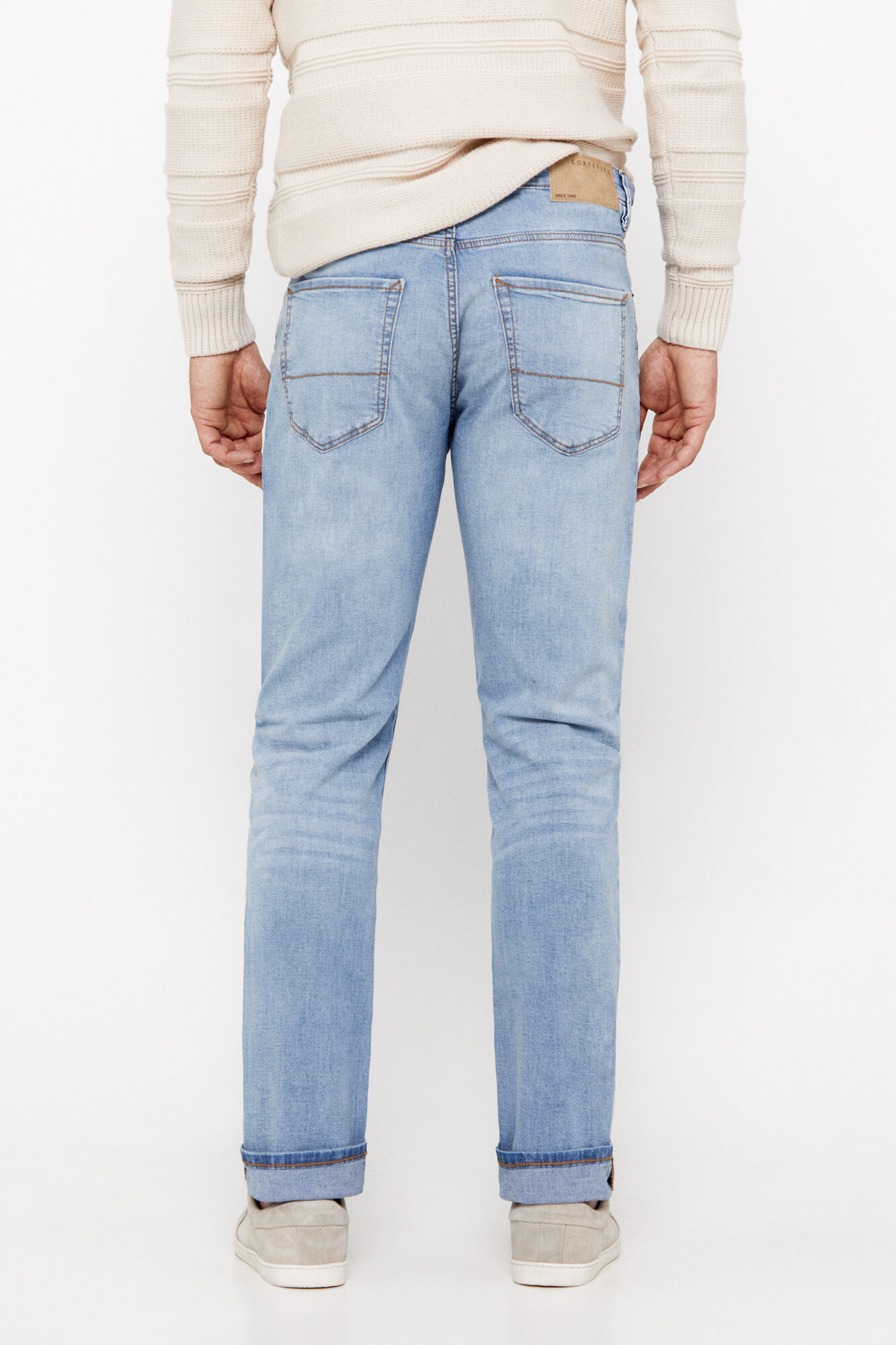Calça jeans slim fit - Azul