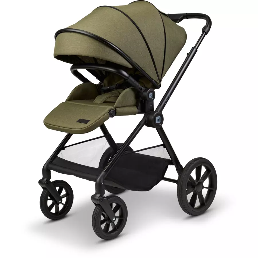 MOON Kombikinderwagen Clicc moss green melange