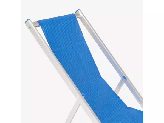 Lot de 4 Chaises longue pliante réglable pour plage et camping COVE