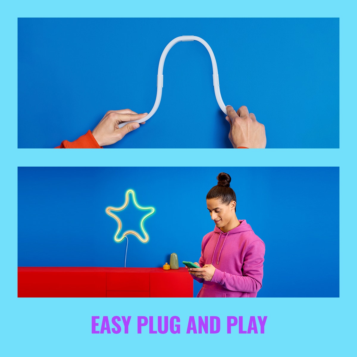 Wiz Connected Neon Flex lysstripe 24W (3m)