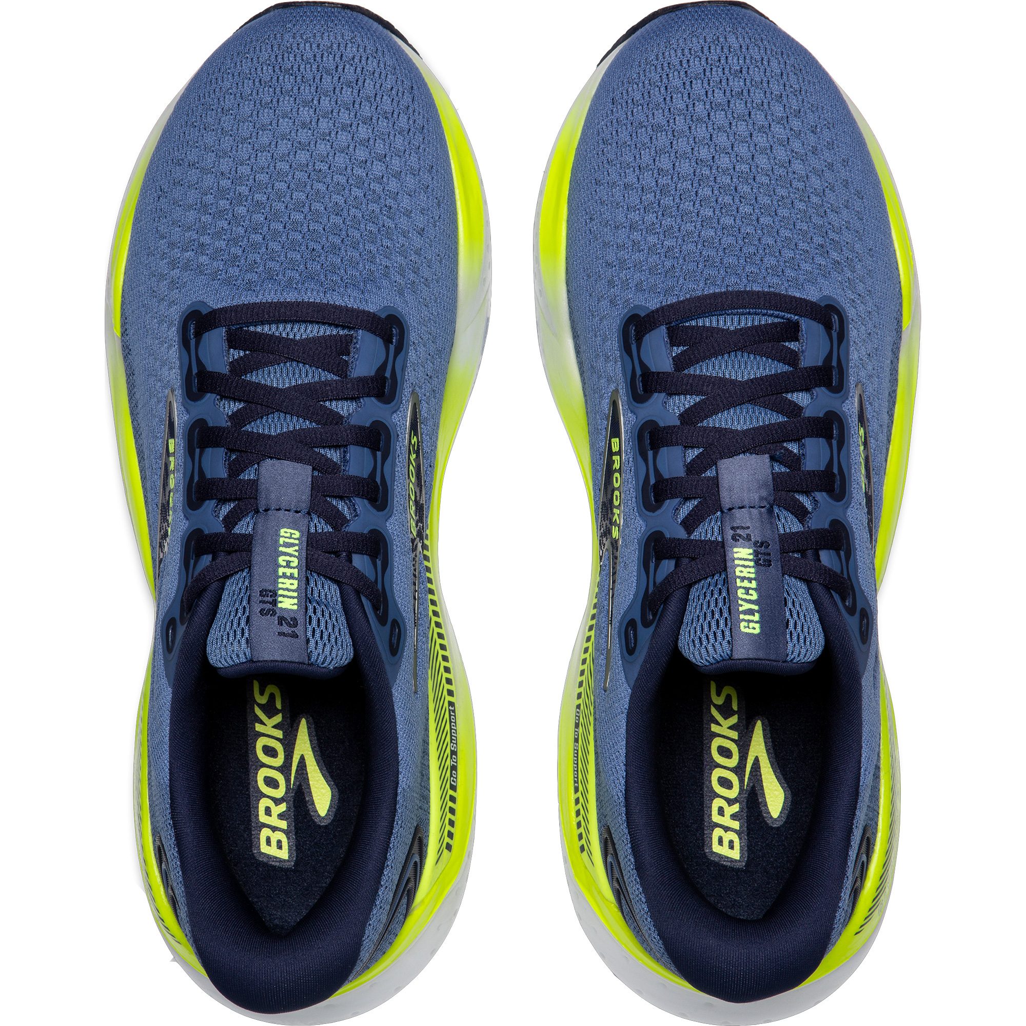 Brooks Glycerin GTS 21 Laufschuhe Herren blau