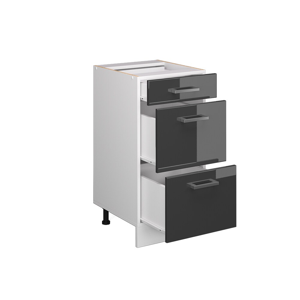 Vicco Schubladenunterschrank Küchenschrank Küchenzeile R-Line 40 cm Weiß Anthrazit Schublade