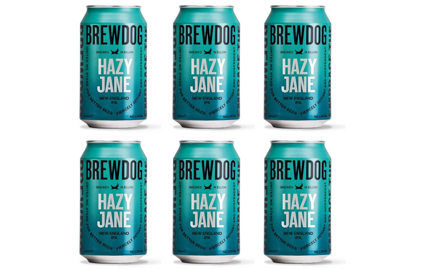 Bier Hazy Jane 5% 6 x 0.33 lFruchtiges New England India Pale Ale aus Schottland