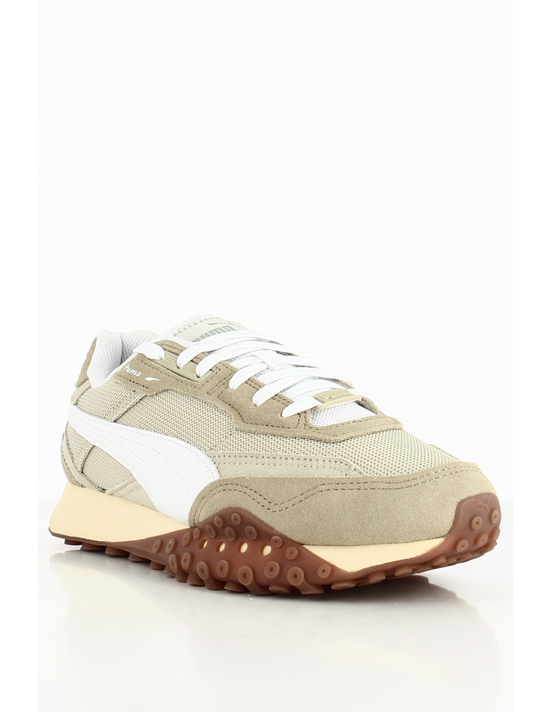 puma Sneakers homme blktop rider washed beige/blanc