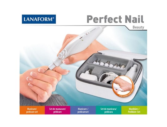 LANAFORM - Set manucure - pédicure 9 accessoires PERFECT NAIL