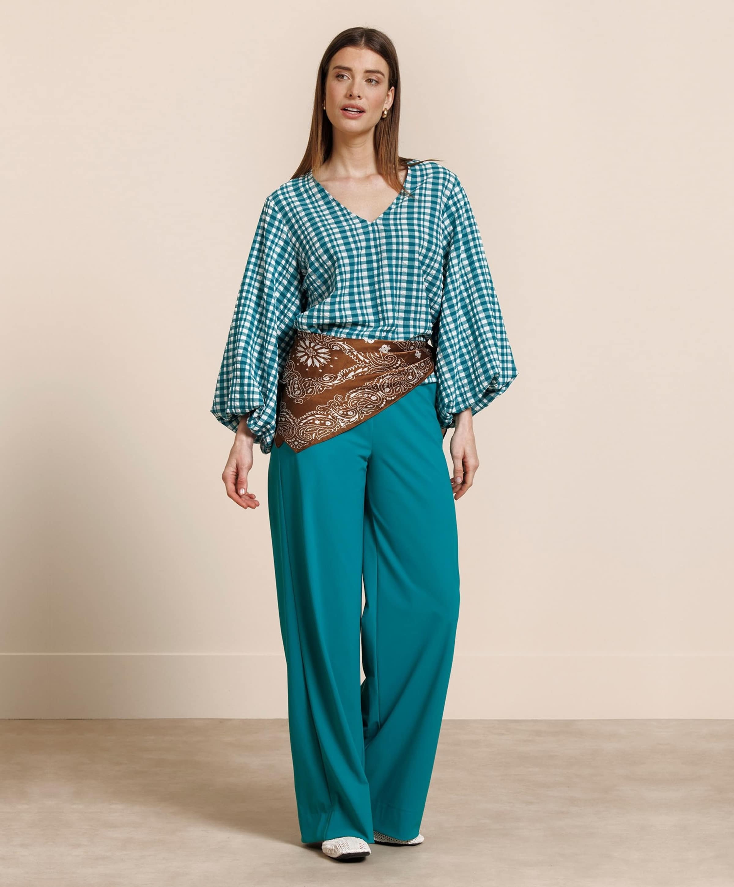 Studio Anneloes Dames blouse groen
