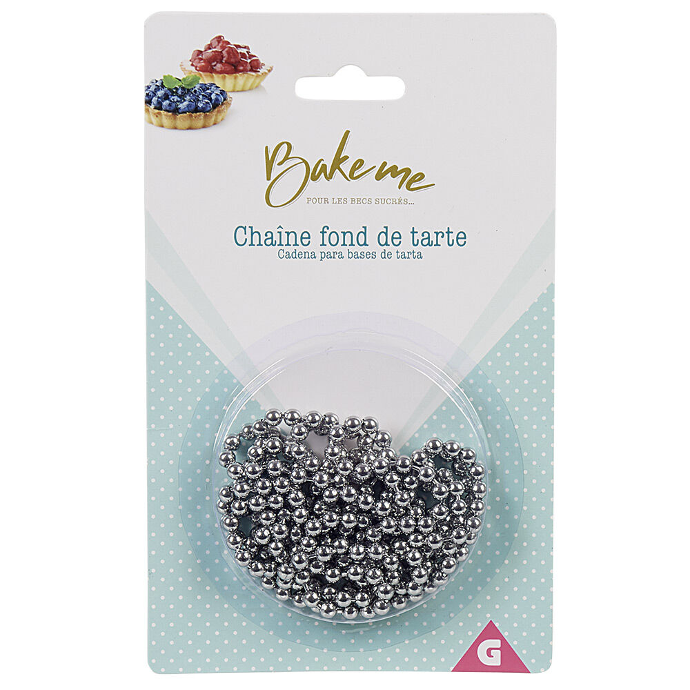 Chaîne pour fond de tarte inox