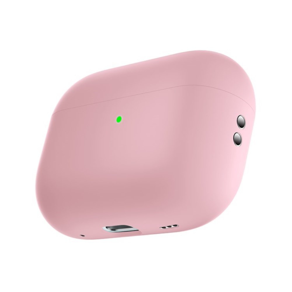 AirPods Pro 2 / AirPods Pro Silikon Case Schutzhülle Abdeckung - Rosa (Matt)