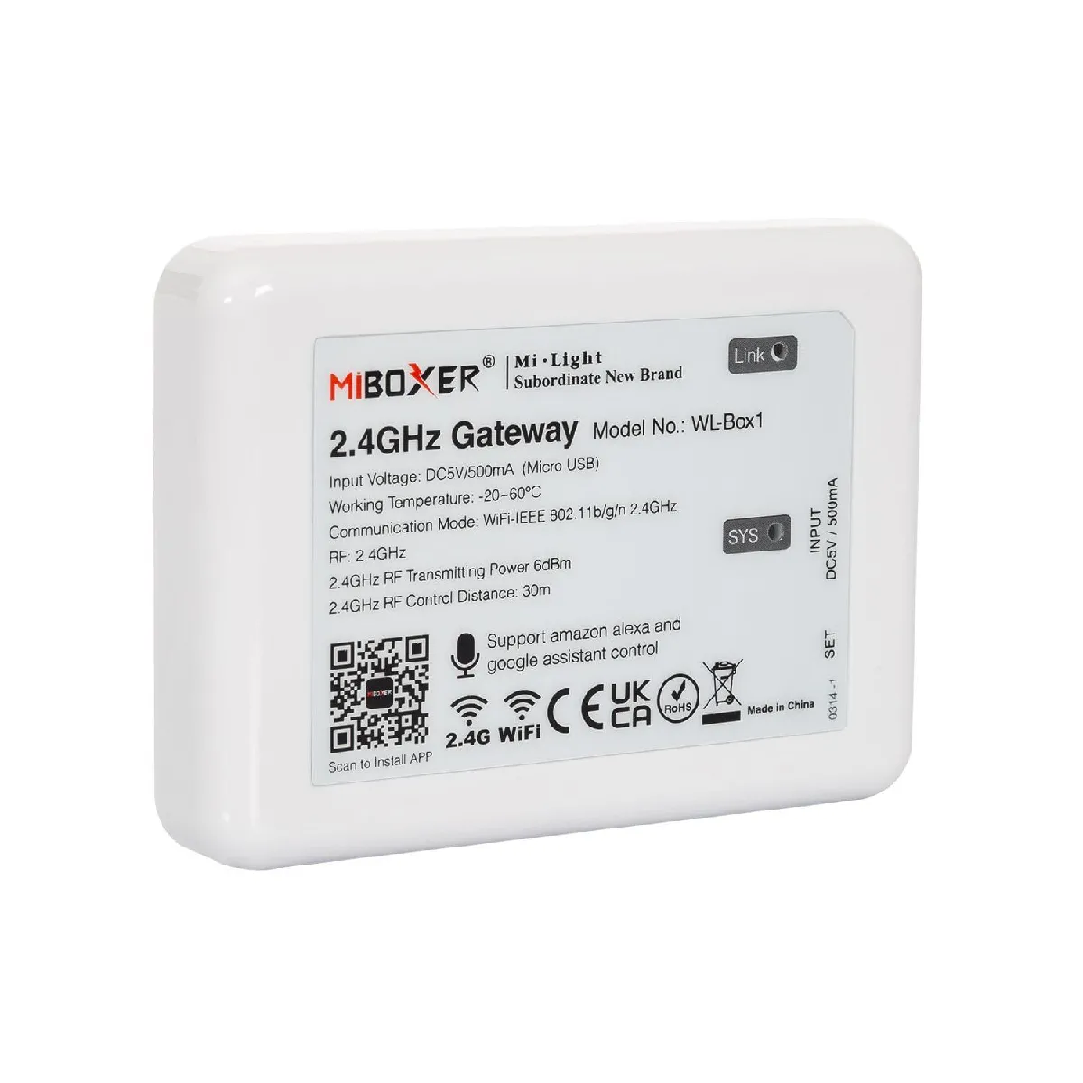 Ledkia MiBoxer Gateway WL-box1 - Blanc