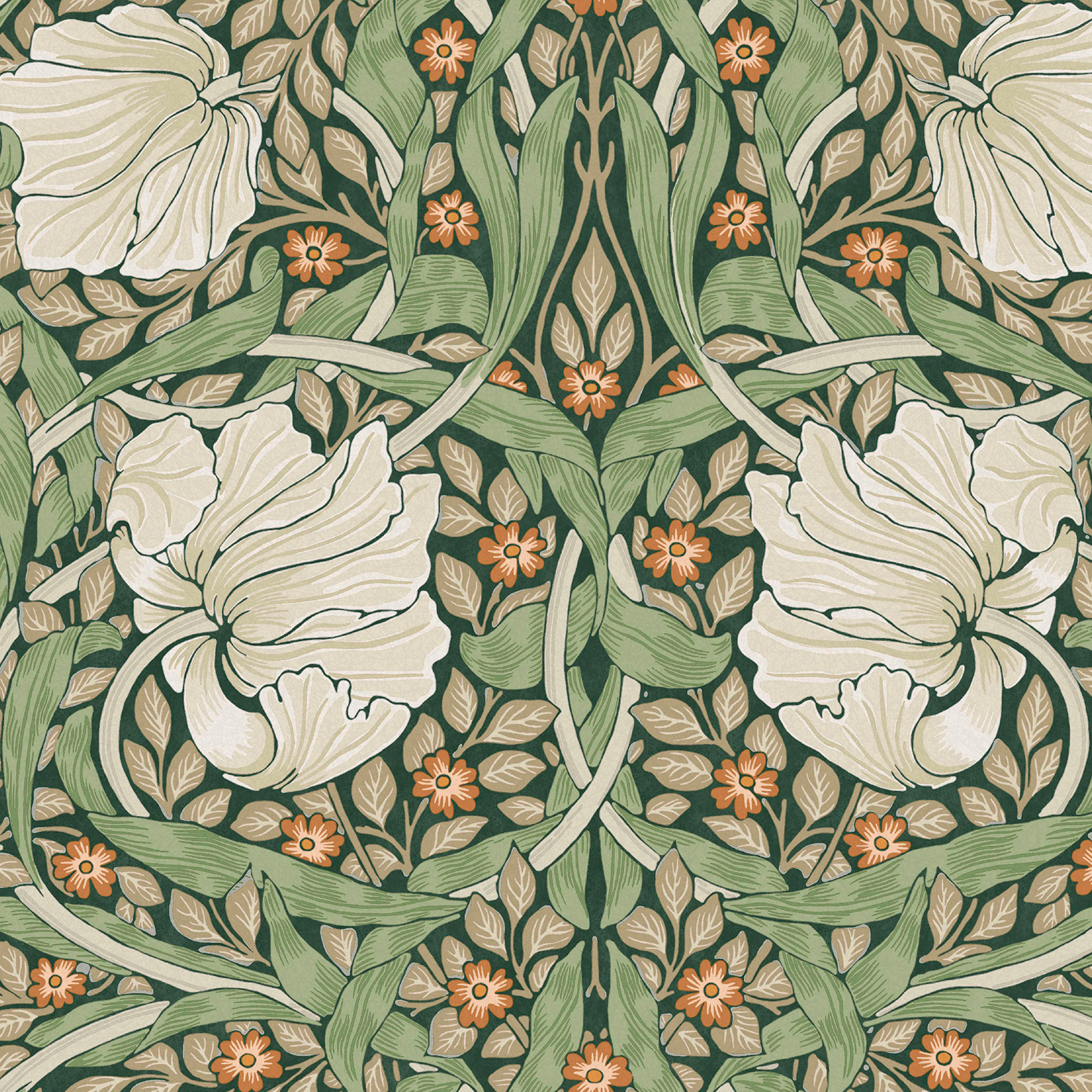 Vliesbehang pimpernel green